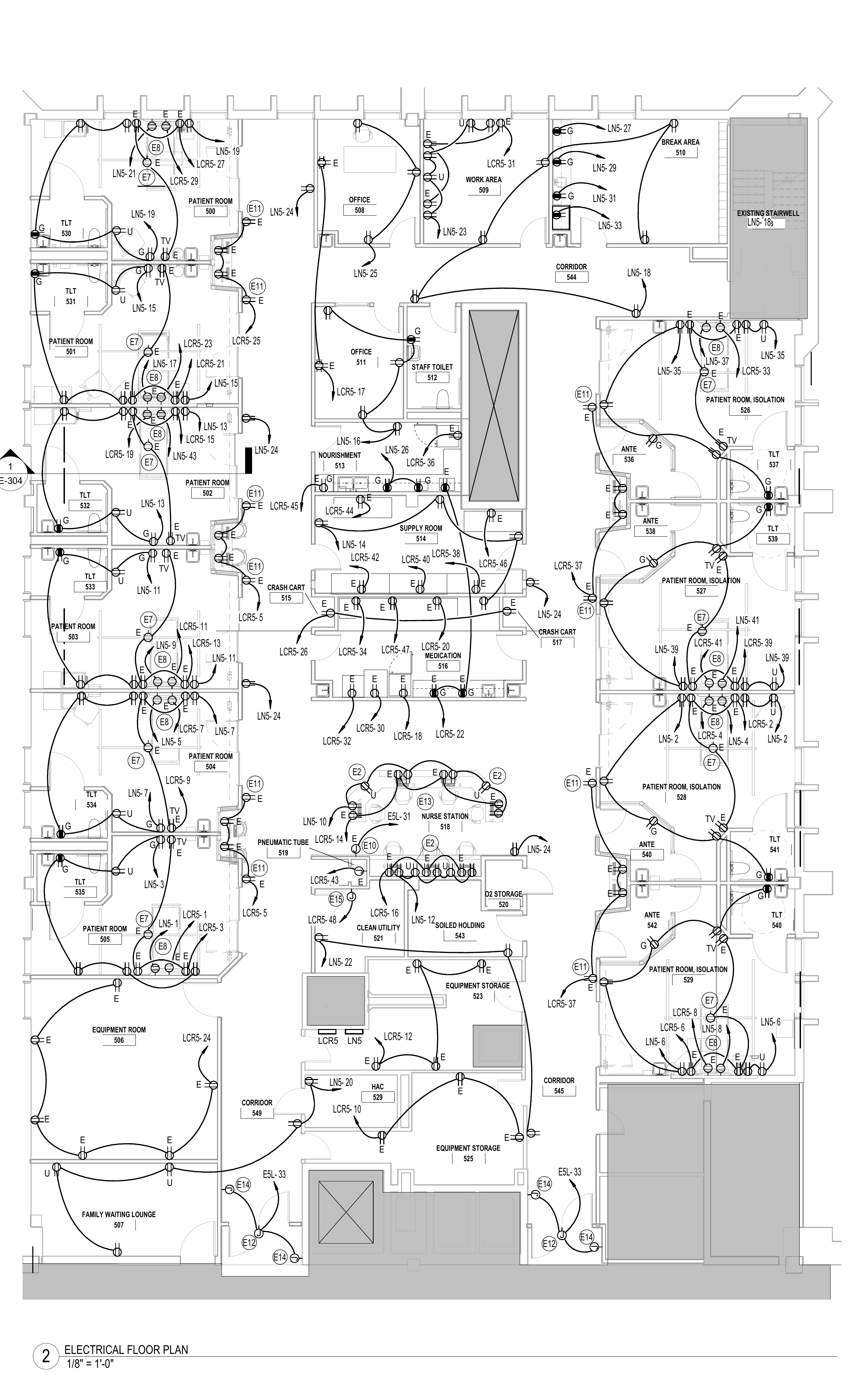 EP-101 electrical floor plan